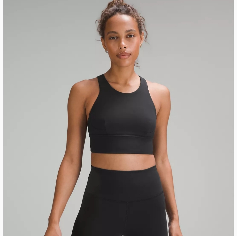 NWT lululemon Wunder Train Longline Bra Medium Support, C/D Cup 8